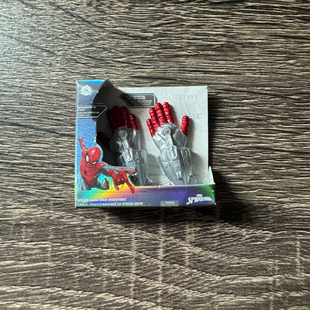 Spider man mini figure gloves